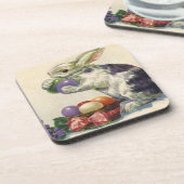  Victoriaans paasbundel, eieren en bloemen Onderzetter (Linkerzijde)