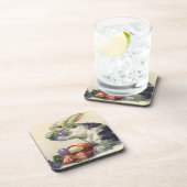  Victoriaans paasbundel, eieren en bloemen Onderzetter (Rechterzijde)