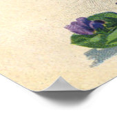  Victoriaans paasbundel, eieren en bloemen Poster (Hoek)