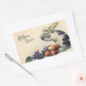  Victoriaans paasbundel en paaseieren Rechthoekige Sticker (Envelop)