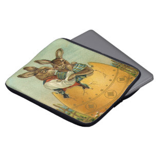 Victoriaans paasbundels in een goudeieren Laptop Sleeve