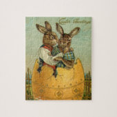  Victoriaans paasbundels in een goudeieren Legpuzzel (Verticaal)