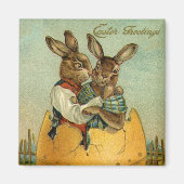 Victoriaans paasbundels in een goudeieren Magneet (Voorkant)