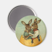  Victoriaans paasbundels in een goudeieren Magneet (Voorkant / Achterkant)