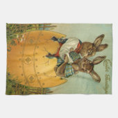  Victoriaans paasbundels in een goudeieren Theedoek (Horizontaal)