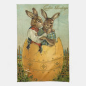  Victoriaans paasbundels in een goudeieren Theedoek (Verticaal)
