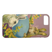 Victoriaans paasbundels met blauwe eieren Case-Mate iPhone Case (Achterkant (Horizontaal))