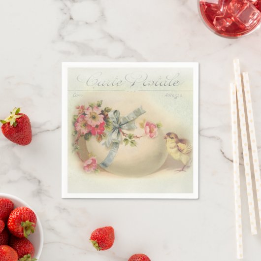 Victoriaans paaschic en eicel servetten (Insitu)