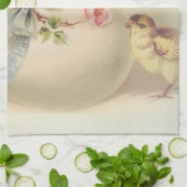 Victoriaans paaschic en eicel theedoek (Gevouwen)
