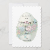 Victoriaans paaseiertante kaart (Achterkant)