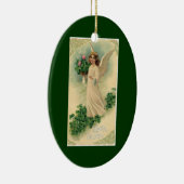  Victoriaans paasengel met bloemen Keramisch Ornament (Rechts)