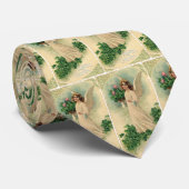  Victoriaans paasengel met bloemen Stropdas (Opgerold)