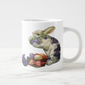  Victoriaans paashaas, bloemen en eitjes Grote Koffiekop (Rechts)