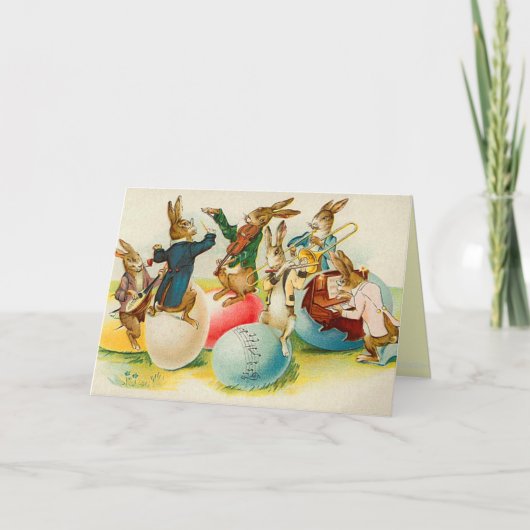 Victoriaans paashaas Kaart (Voorkant)