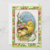 Victoriaans  paaskip kaart (Voorkant)