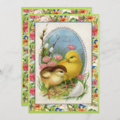 Victoriaans  paaskip kaart (Voorkant / Achterkant)