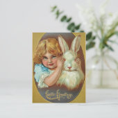 Victoriaans paaspost Verbergen op zoek Feestdagenkaart (Staand voorkant)