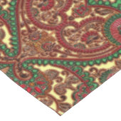 Victoriaans paisley patroon elegant rood groen gou tafelkleed (Gekanteld)
