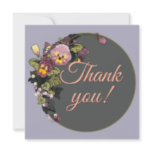 Victoriaans Pansies ingelijst