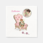 Victoriaans papier Napkins Servet (Voorkant)