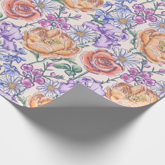 Victoriaans papier voor de onmiddellijke verpakkin (Hoek)