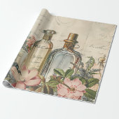 Victoriaans parfum decoupage tissue papier (Uitgerold)