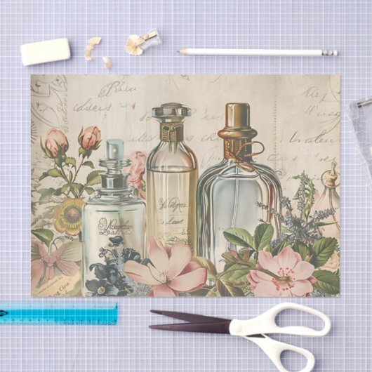  Victoriaans parfum decoupage tissue papier (Craft)