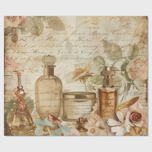  Victoriaans parfumontkoppeling Cadeaupapier (Vlak)