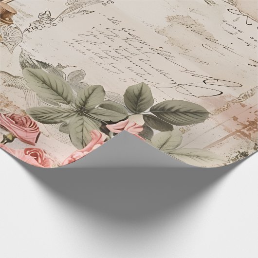  Victoriaans parfumontkoppeling Cadeaupapier (Hoek)