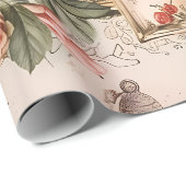  Victoriaans parfumontkoppeling Cadeaupapier (Rol Hoek)