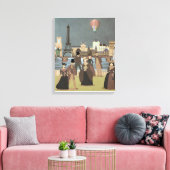 Victoriaans Parijs Canvas Afdruk (Insitu (Woonkamer))