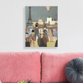 Victoriaans Parijs Canvas Afdruk (Insitu (Woonkamer))