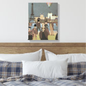 Victoriaans Parijs Canvas Afdruk (Insitu (Slaapkamer))
