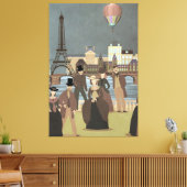 Victoriaans Parijs Canvas Afdruk (Insitu (Woonkamer))