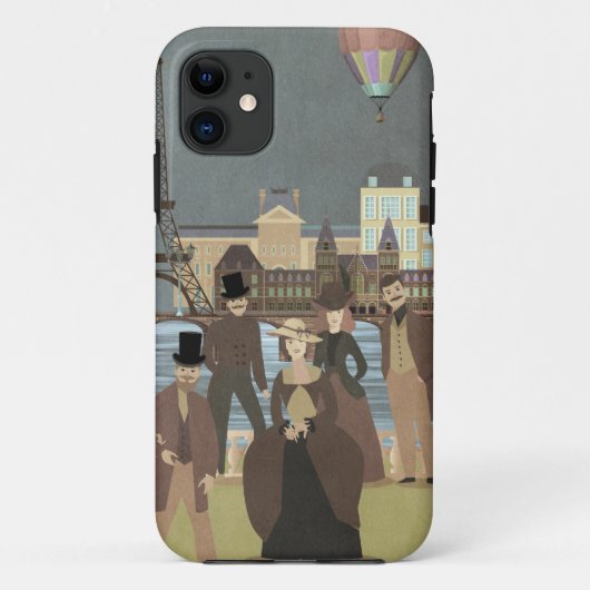 Victoriaans Parijs Case-Mate iPhone Case (Achterkant)