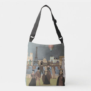 Victoriaans Parijs Crossbody Tas