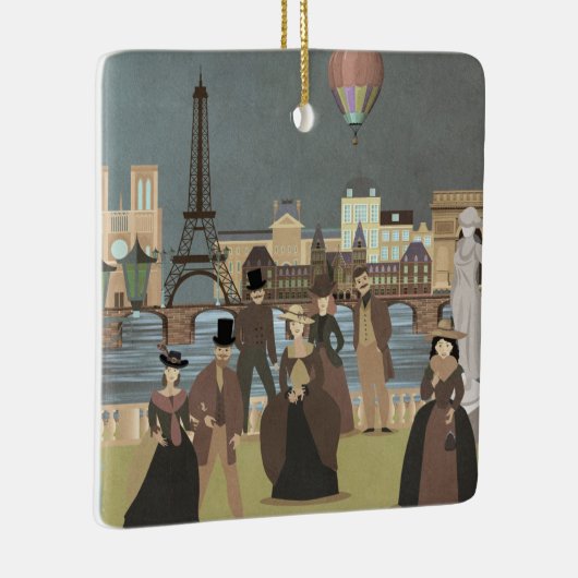 Victoriaans Parijs Keramisch Ornament (Rechts)