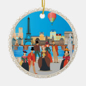 Victoriaans Parijs Keramisch Ornament (Voorkant)