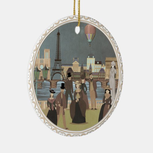 Victoriaans Parijs Keramisch Ornament (Rechts)