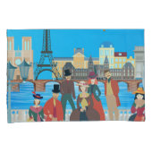 Victoriaans Parijs Kussensloop (Voorkant-Rechts)