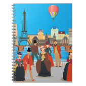 Victoriaans Parijs Notitieboek (Voorkant)
