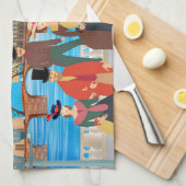 Victoriaans Parijs Theedoek (Quarter Fold)