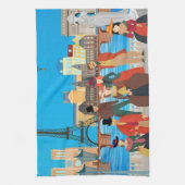 Victoriaans Parijs Theedoek (Verticaal)