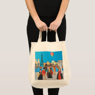 Victoriaans Parijs Tote Bag