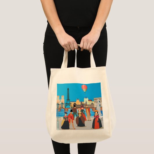 Victoriaans Parijs Tote Bag (Voorkant (product))