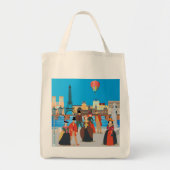 Victoriaans Parijs Tote Bag (Voorkant)