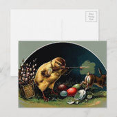  Victoriaans Pasen Briefkaart (Voorkant / Achterkant)