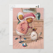  Victoriaans Pasen Briefkaart (Voorkant / Achterkant)