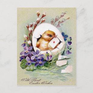 Victoriaans Pasen Feestdagenkaart