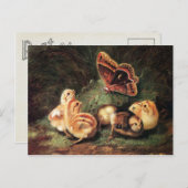 Victoriaans Pasen Feestdagenkaart (Voorkant / Achterkant)